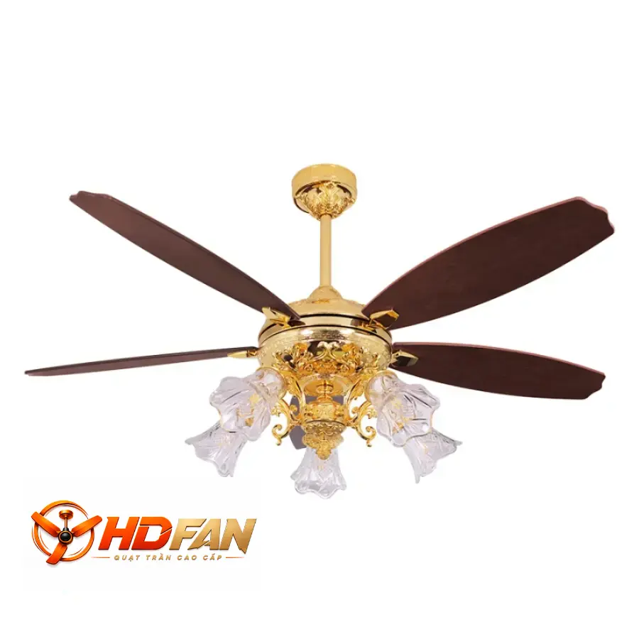 Quạt Trần Mạ Vàng